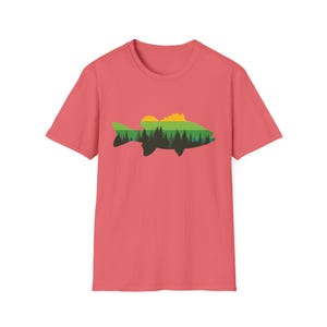 Fishing Adventure Softstyle T-Shirt, Outdoor Activity Shirt, Nature Lover Tee