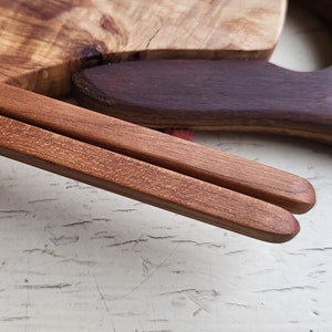 Cherry Wood Chopsticks Handmade Chopsticks Reusable Chopsticks for Sushi