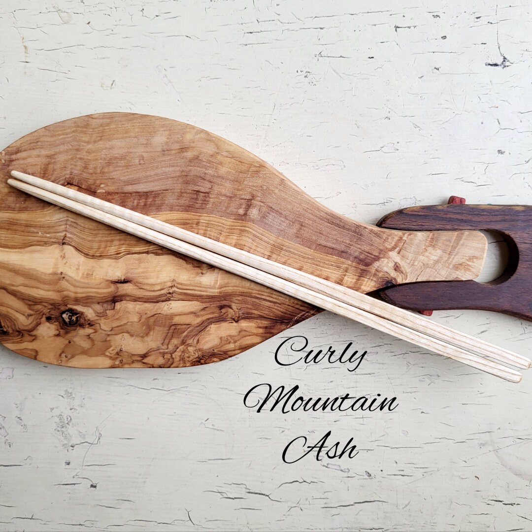 White Wooden Chopsticks Mountain Ash Chopsticks White Chopsticks