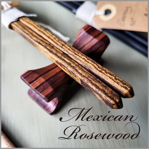 Mexican Rosewood Chopsticks Wooden Bacote Chopsticks Japanese Chopsticks Handmade Chopsticks Light Chopsticks Fancy Chopsticks