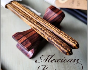 Mexican Rosewood Chopsticks Wooden Bacote Chopsticks Japanese Chopsticks Handmade Chopsticks Light Chopsticks Fancy Chopsticks