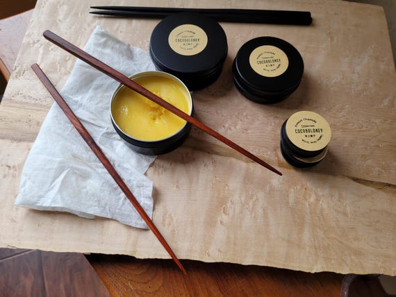 Wood Wax Board Butter Cutting Board Wax Wood Butter Wood Conditioner Wood protection 0.5oz Wood Wax Tin 2oz Tin and 4oz Tin