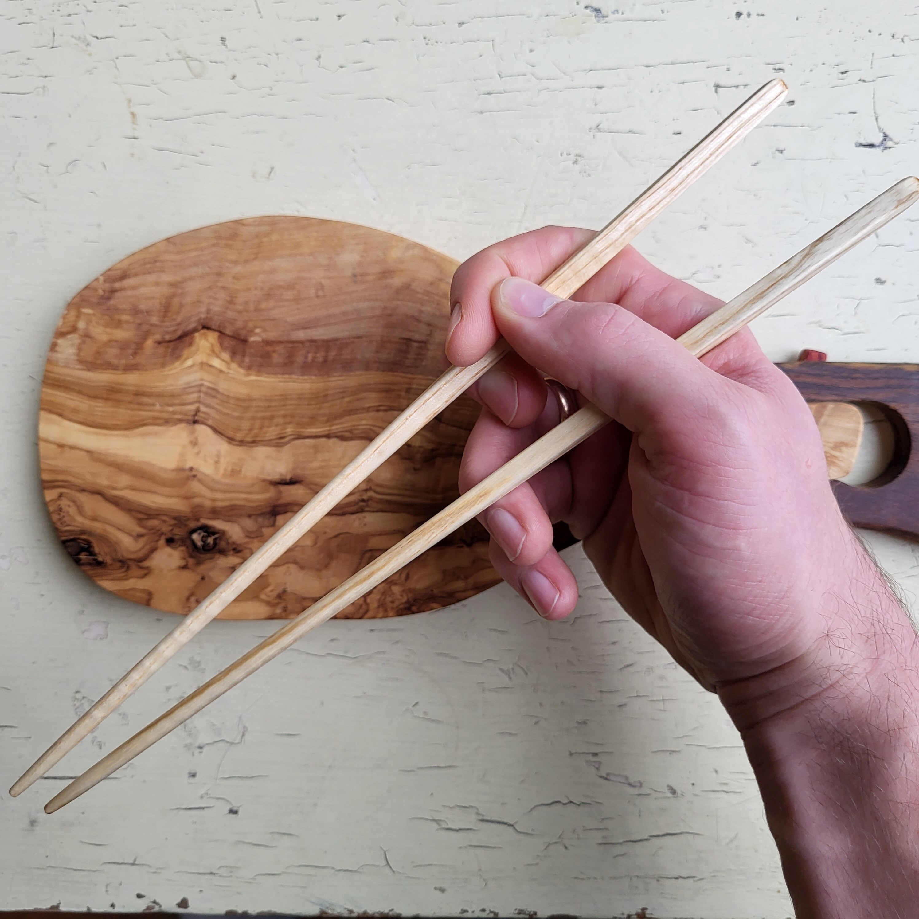 White Wooden Chopsticks Mountain Ash Chopsticks White Chopsticks