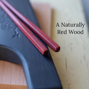 Bloodwood Chopsticks Rote Stäbchen Hochzeit Geschenkidee Kochen Geschenkidee Geburtstag Geschenkidee Geschenk für Freund Geschenk für Ihn