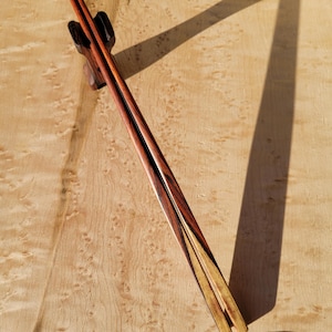 Essstäbchen Premium One of a Kind Stäbchen im japanischen Stil für Geschenk Ebenholz oder Cocobolo. Ausgefallene Farbgebung die auffällt.