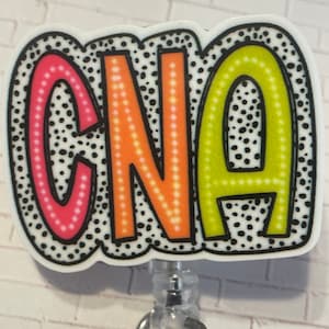 Cna badge reel | certified nursing assistant badge reel cute trendy retractable badge reel