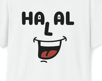 Camisa Halal - Halal musulmán - Diseño Halal fresco - Diseño islámico - Camisa musulmana - Regalo Halal - Ropa islámica - Ropa de calle musulmana