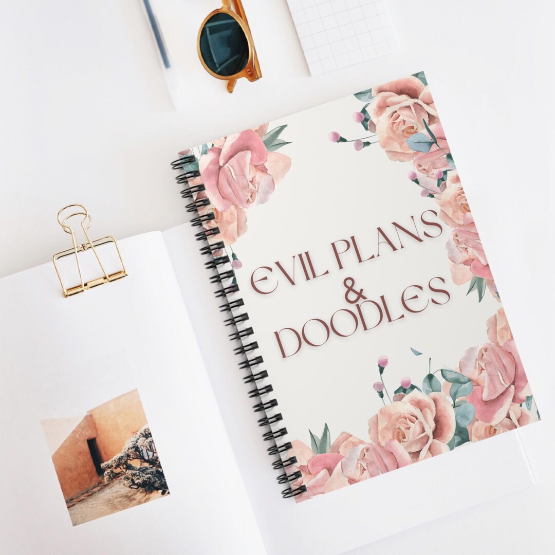 Evil Plans - Journal - Lists - Notes - Poems - Spiral Notebook - Ruled ...