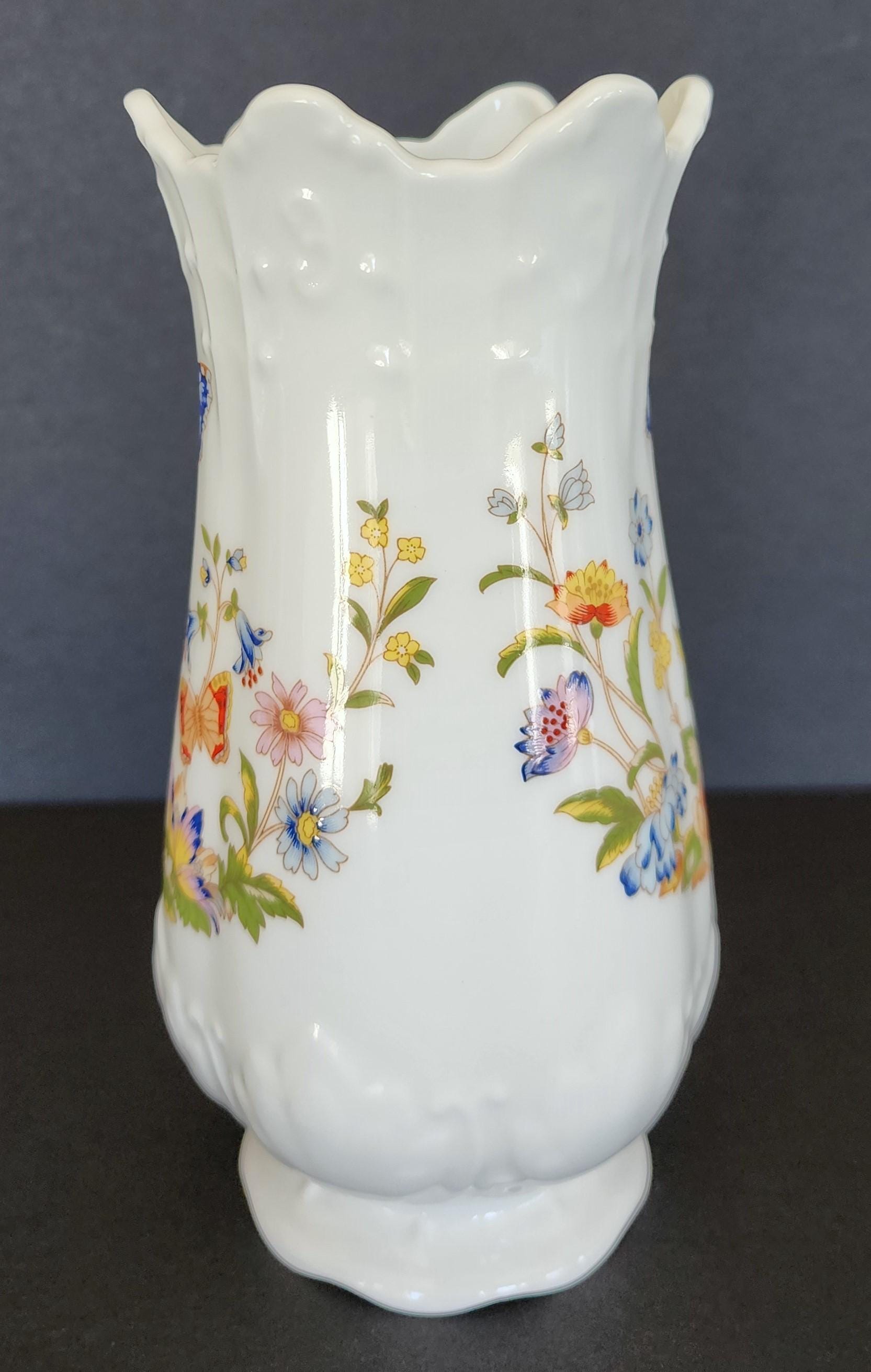 AYNSLEY 花瓶 AYNSLEY エインズレイ 花瓶 花鳥柄 - メルカリ