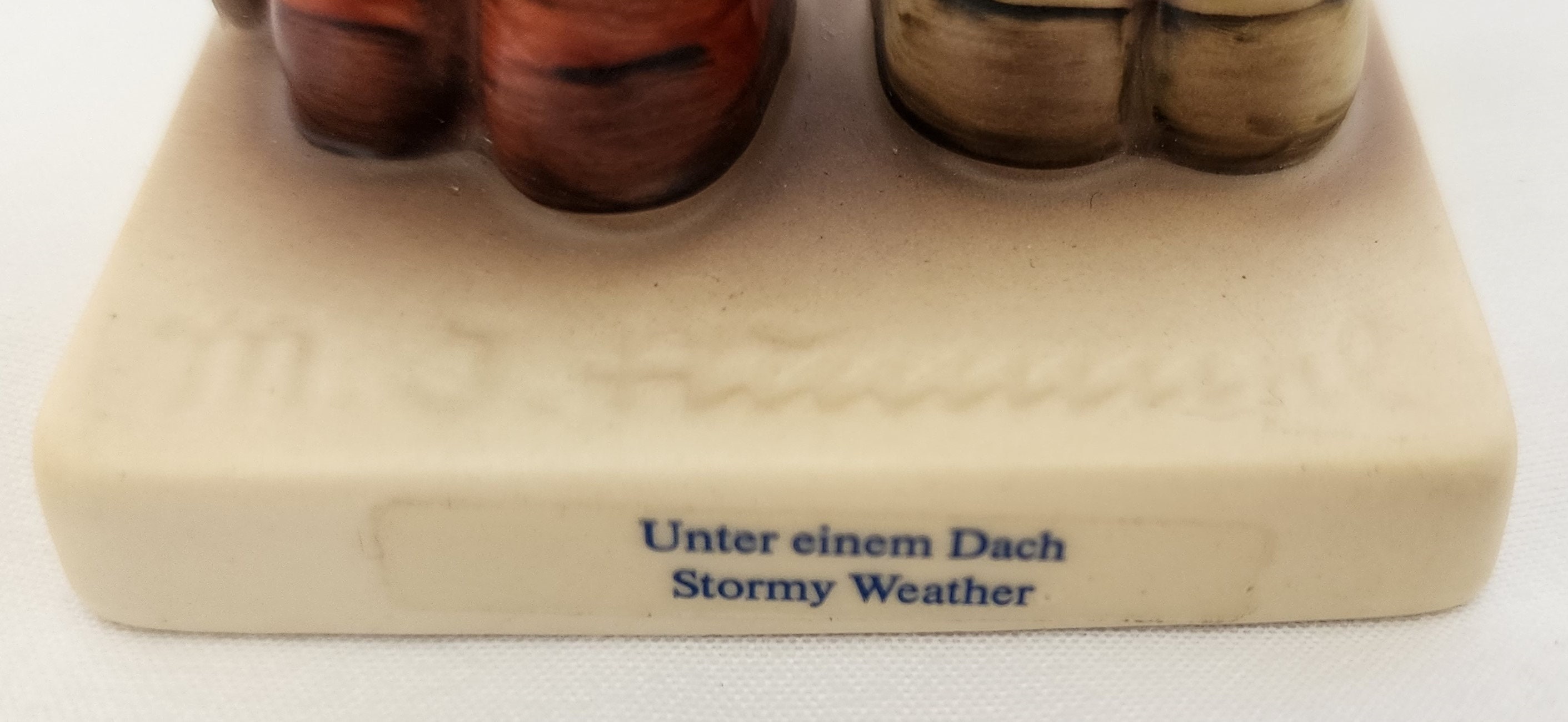 Goebel Hummel Stormy Weather Figurine 1992 4 3/4 Inches Tall