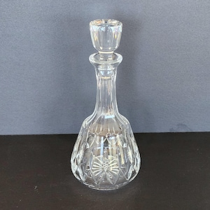 Vintage cut crystal decanter Atlantis 11 1/2&quot;