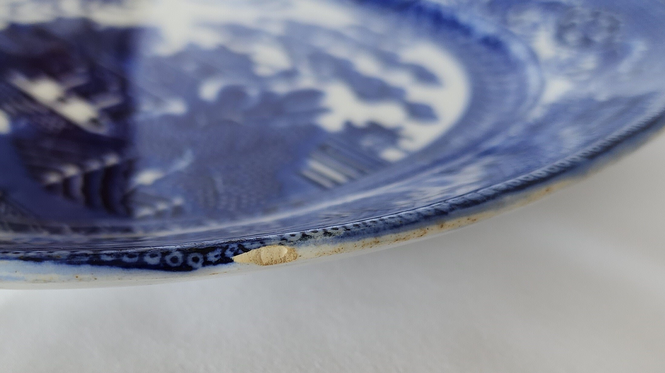 Vintage Allerton's Blue Willow 11 Inch Rectangular Platter Etsy