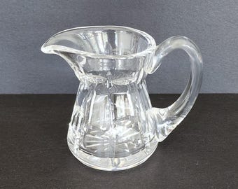 Vintage Waterford Crystal Tralee pattern creamer 4 inch