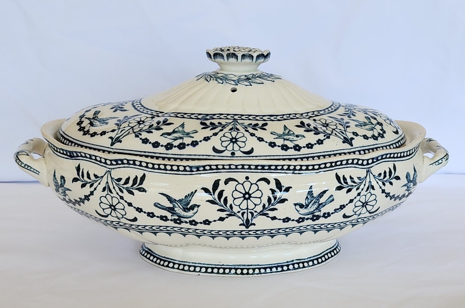 Vintage Tureen Wedgwood Raphael Pattern Etruria England 1885 Etsy