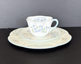 シェリー ワイルドフラワー ティーカップ トリオ オレアンダー