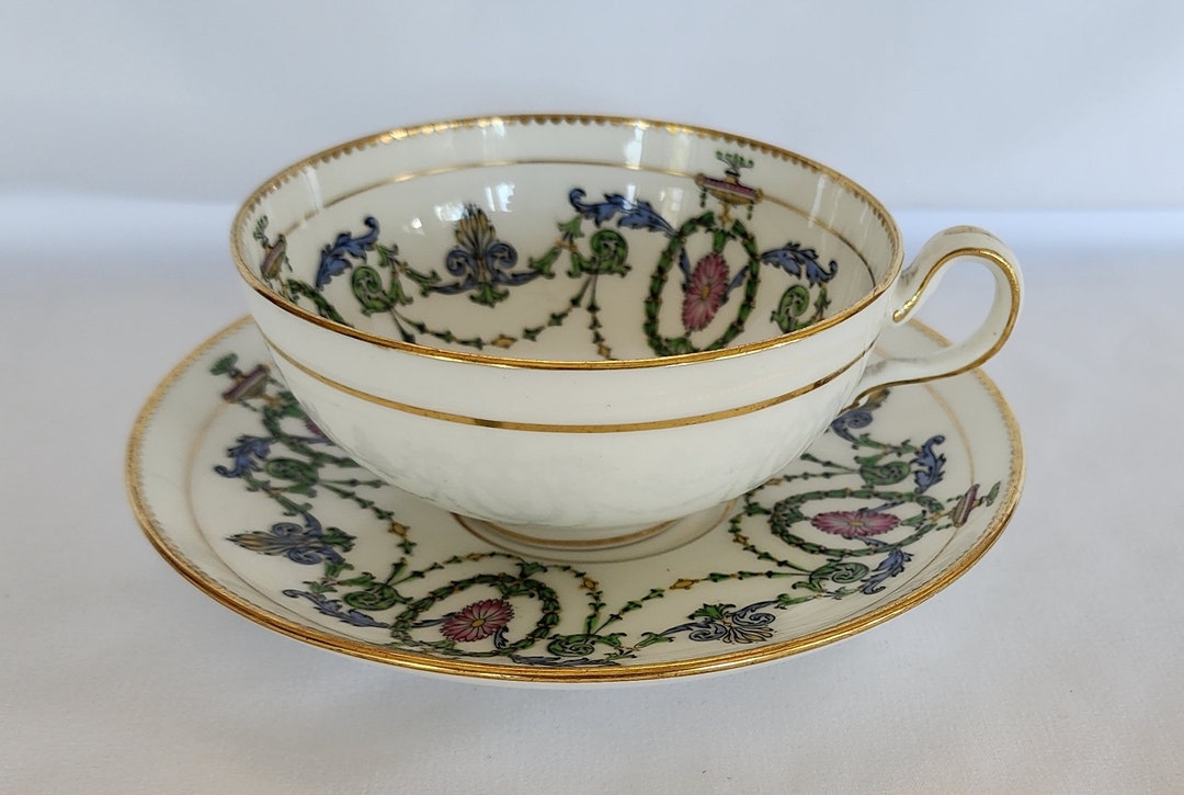 Antique Mintons England Tea Cup and Saucer 1913 Etsy