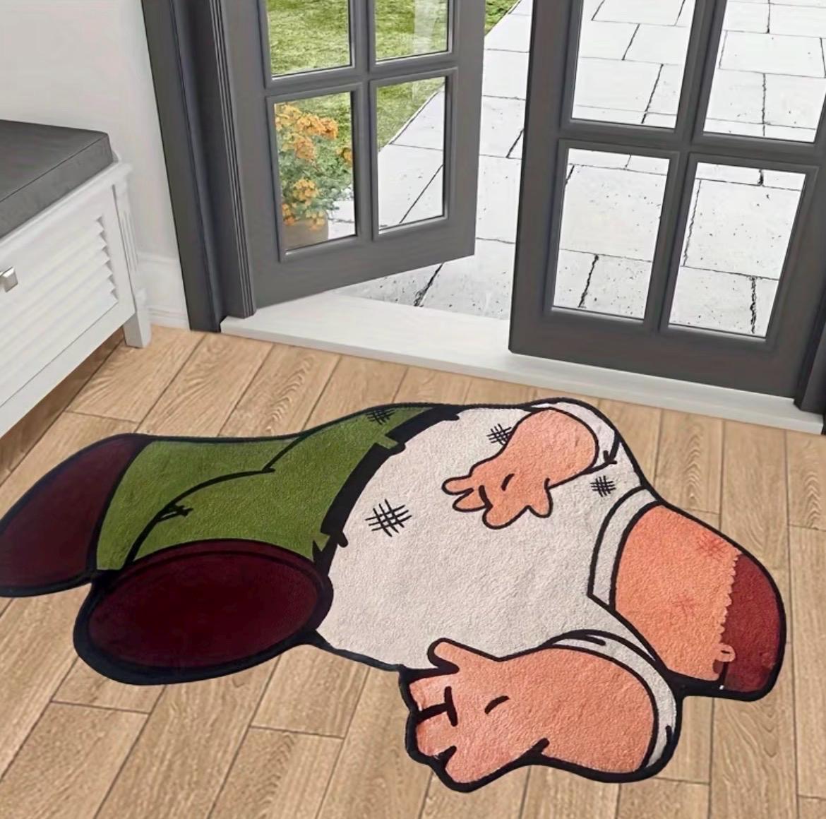 Red Rug Meme Funny Cartoon Man Fall Rug – Meme Floor Mat - Etsy