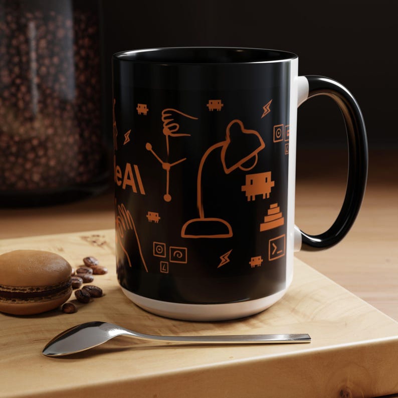 Claude Code Mug: AI Developer Command Cheat Sheet Coffee Cup image 10