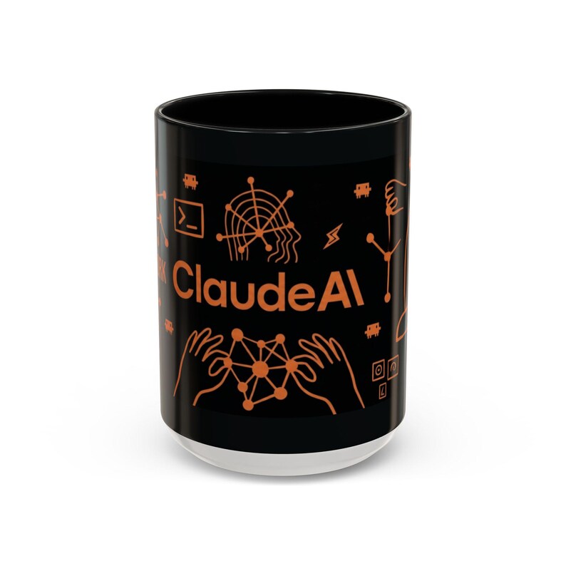 Claude Code Mug: AI Developer Command Cheat Sheet Coffee Cup image 7