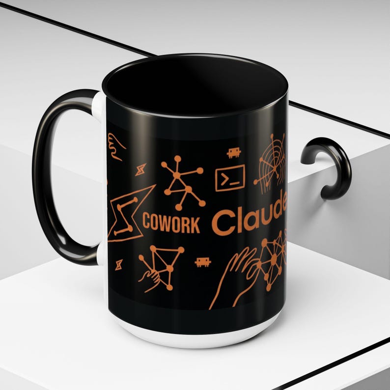 Claude Code Mug: AI Developer Command Cheat Sheet Coffee Cup image 11