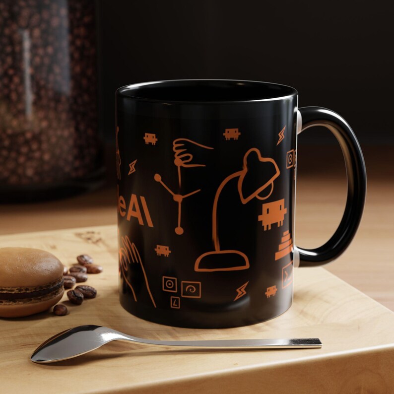 Claude Code Mug: AI Developer Command Cheat Sheet Coffee Cup image 2