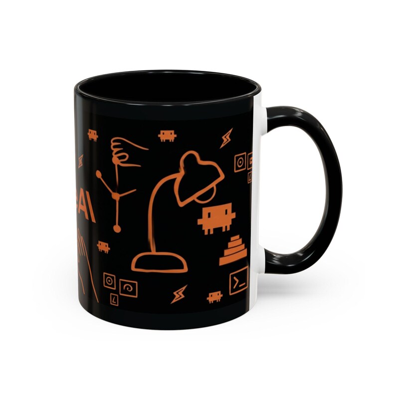 Claude Code Mug: AI Developer Command Cheat Sheet Coffee Cup image 4