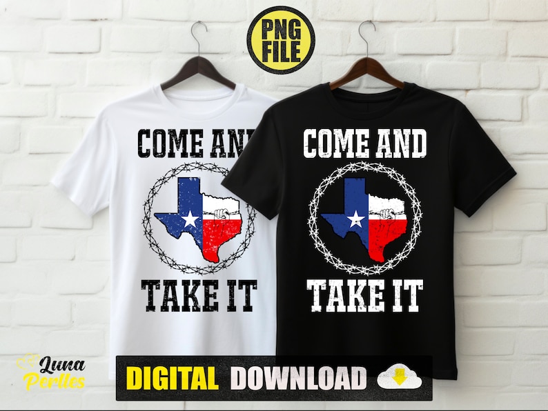 Come and Take It Texas Border Razor Wire PNG Design, I Stand With Texas ...