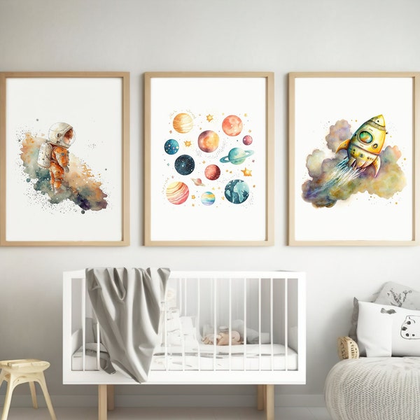 Space Nursery - Etsy