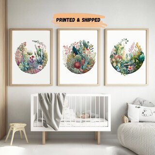 Pôsteres Mercado Flores 9 Peças - Decoração Parede Pastel Dinamarquês