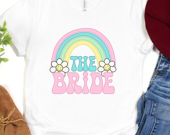 The Bride Shirts|Bridal Party Shirt| Bachelorette Shirts|Retro Bachelorette Shirts|Retro Bridesmaid shirts|Bachelorette Party Shirt