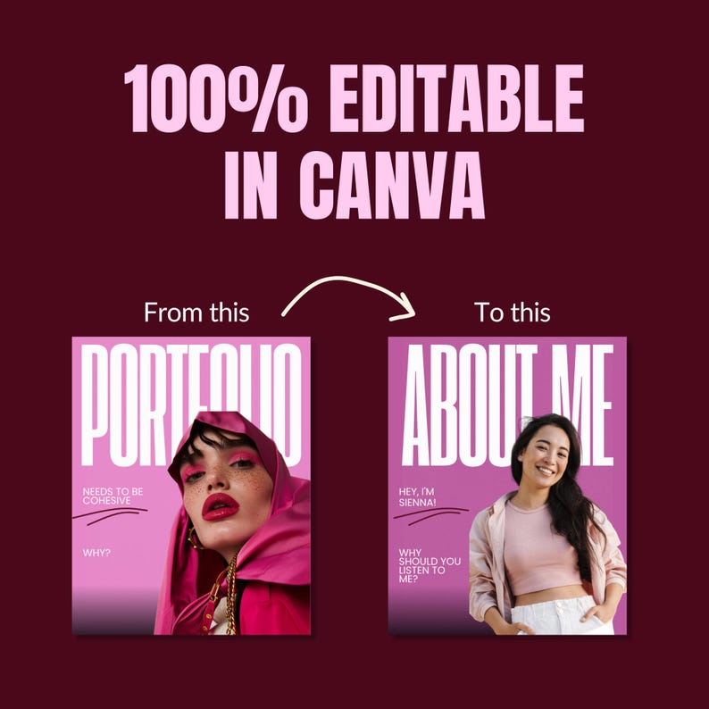 Bold Instagram Templates | Editable Canva Posts for Social Media ...