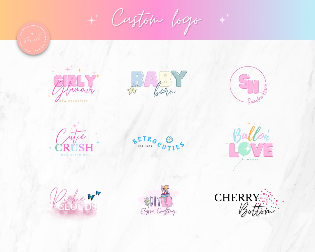 Custom Logo Design for Small Business Custom Logos Designs - Etsy