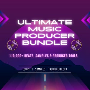 110K+ Music Producer Bundle | 110,000+ Beats, Samples, Loops, Sound Kits, FL Studio Tools with MRR and PLR for Music Production