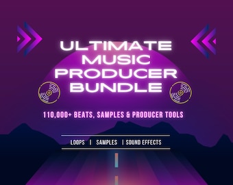 110K+ Music Producer Bundle | 110,000+ Beats, Samples, Loops, Sound Kits, FL Studio Tools with MRR and PLR for Music Production