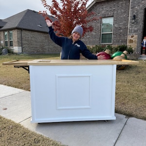 Mobile bars (elotes) / Snack cart 48”x24”x36”