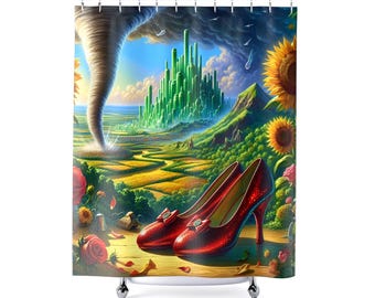 Wicked / Wizard of Oz Shower Curtain