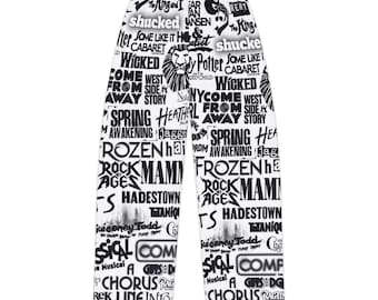 Broadway Musical Logos Pajama Pants