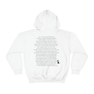 Gus - The Cat at the Theater Door - TS Eliot hoodie