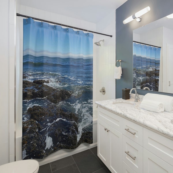 Ocean Shower Curtain Etsy