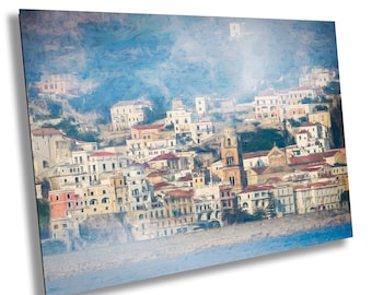 Positano Sunrise Photograph: Amalfi Coast Seascape Art Print