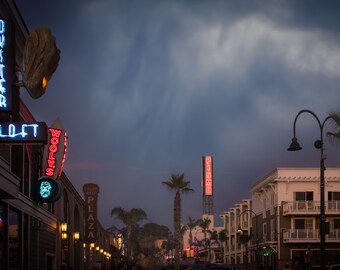 California's Iconic Pismo Beach at Night | Central Coast Landscape Wall Art Print/Canvas/Acrylic/Metal  Home, Office Fine Art Photography