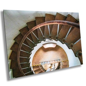 Point Arena Lighthouse Stairs Canvas Print: Mendocino Coast Wall Art
