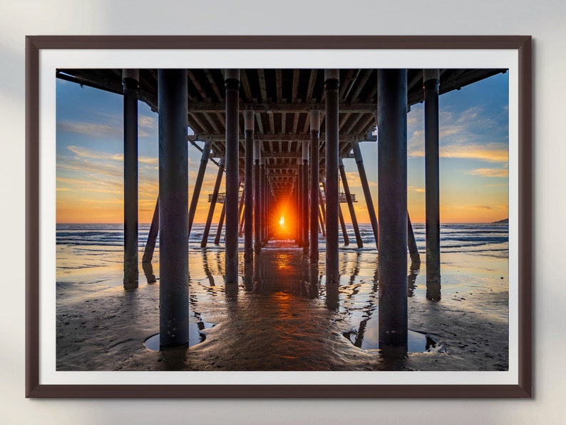 California's Iconic Pismo Beach Pier pierhenge Beach Photography Wall