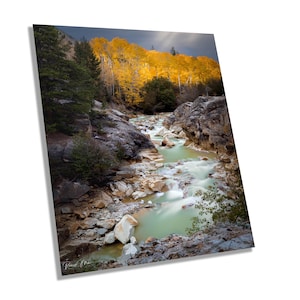 Whillis Gulch Fall River Photo: Colorado Rocky Mountain Canvas Art