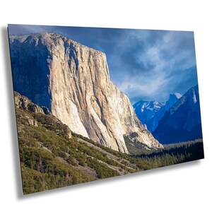 Colorful mountain art Yosemite Valley wall art Travel prints Nature photography El Capitan wall art National park print Mountain wall art
