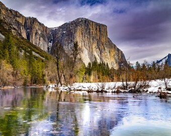 Yosemite Valley | Canvas wall art | Travel Nature photography El Capitan, Valley floor | glossy paper | canvas | acrylic prints