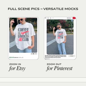 Comfort Colors Tshirt Mockup Bundle: Real Person, Lifestyle Mocks gebündelt, Streetwear Style Bild 6