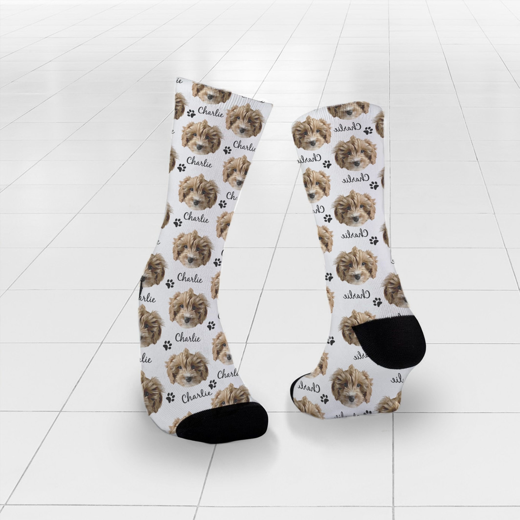 Custom Bunny Socks Custom Rabbit Socks Custom Pet Socks With Faces Bunny Face On Socks Custom Photo Socks Cute Bunny Rabbit Lover Gifts