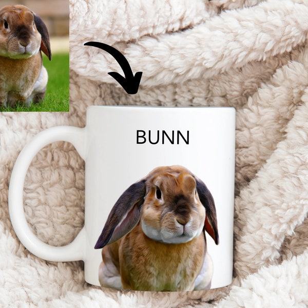 Custom Bunny Mug Custom Rabbit Mug Personalized Bunny Rabbit Gifts Pet Loss Gifts Pet Bunny Memorial Gifts For Rabbit Lovers Bunny Mom Gifts