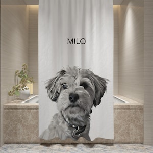  Sunhe Get Naked Corgi - Cortina de ducha divertida para baño de  perros, adorable animal para amantes de las mascotas, decoración de baño,  cortina de tela con ganchos : Hogar y